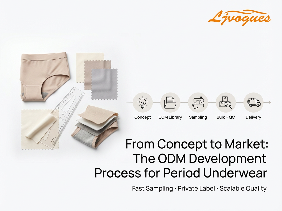 From Concept to Market: The ODM Development Process for Period Underwear
