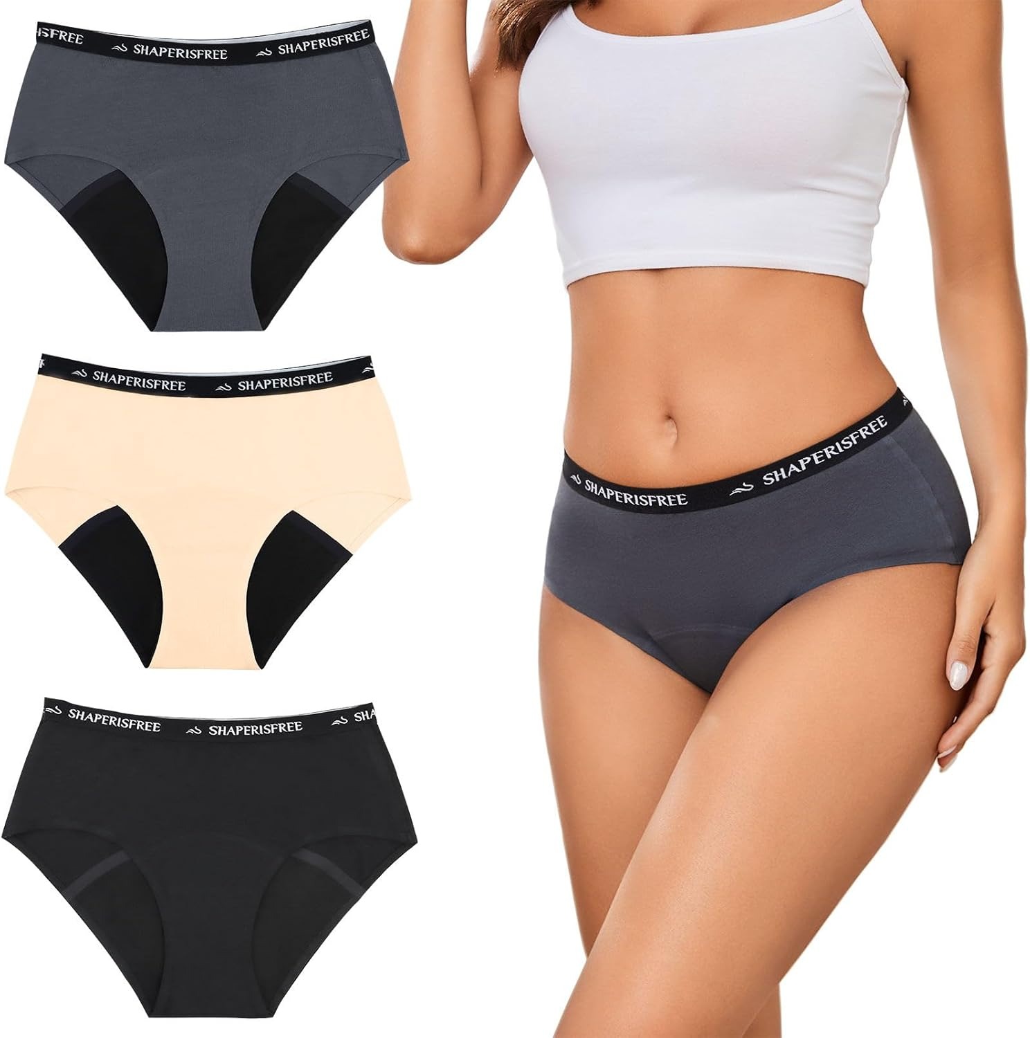 Dual-Protection Leakproof Underwear | Menstrual & Incontinence Absorbent Panties | OEM Wholesale
