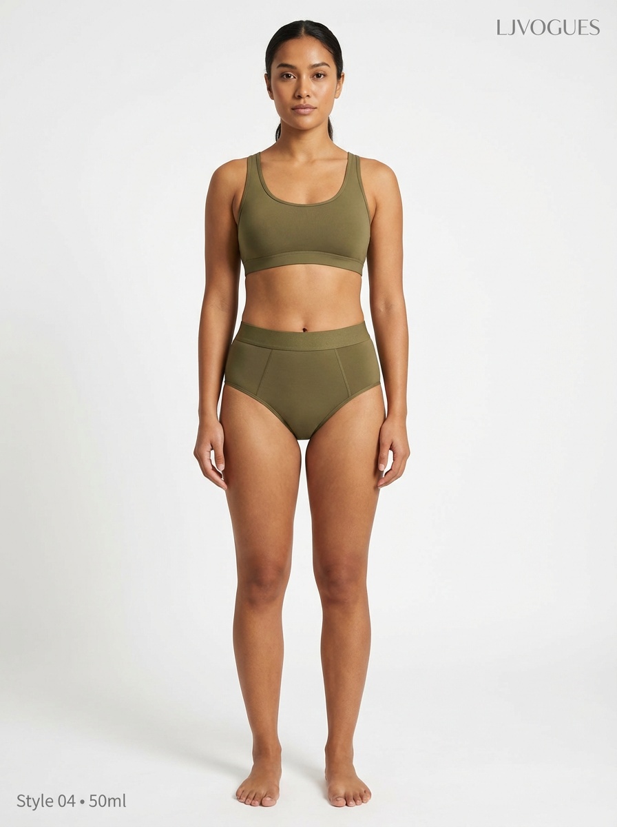 LJVOGUES Style 05 Protective Underwear — 50ml Absorbency, Sand, XXS–3XL 