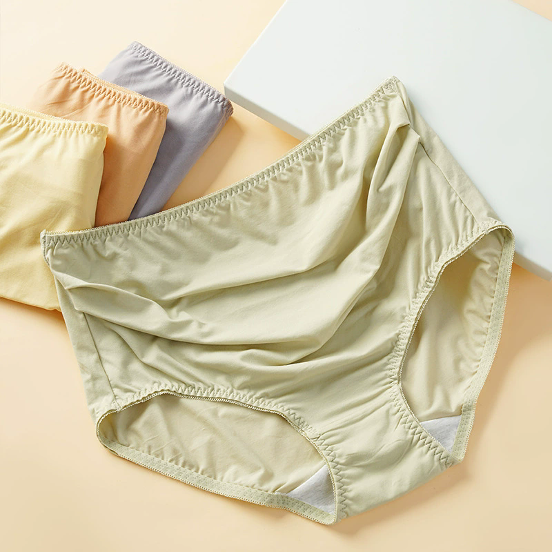 L-XXL Four-color Crotch Cotton High Waist Comfortable Belly Support Seamless Maternity Underwear Can Be Worn up to 180 Pounds | 9213
