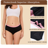 Teen Leakproof Period Underwear for Girls, Menstrual Panties Briefs, Anti-Leak Protection