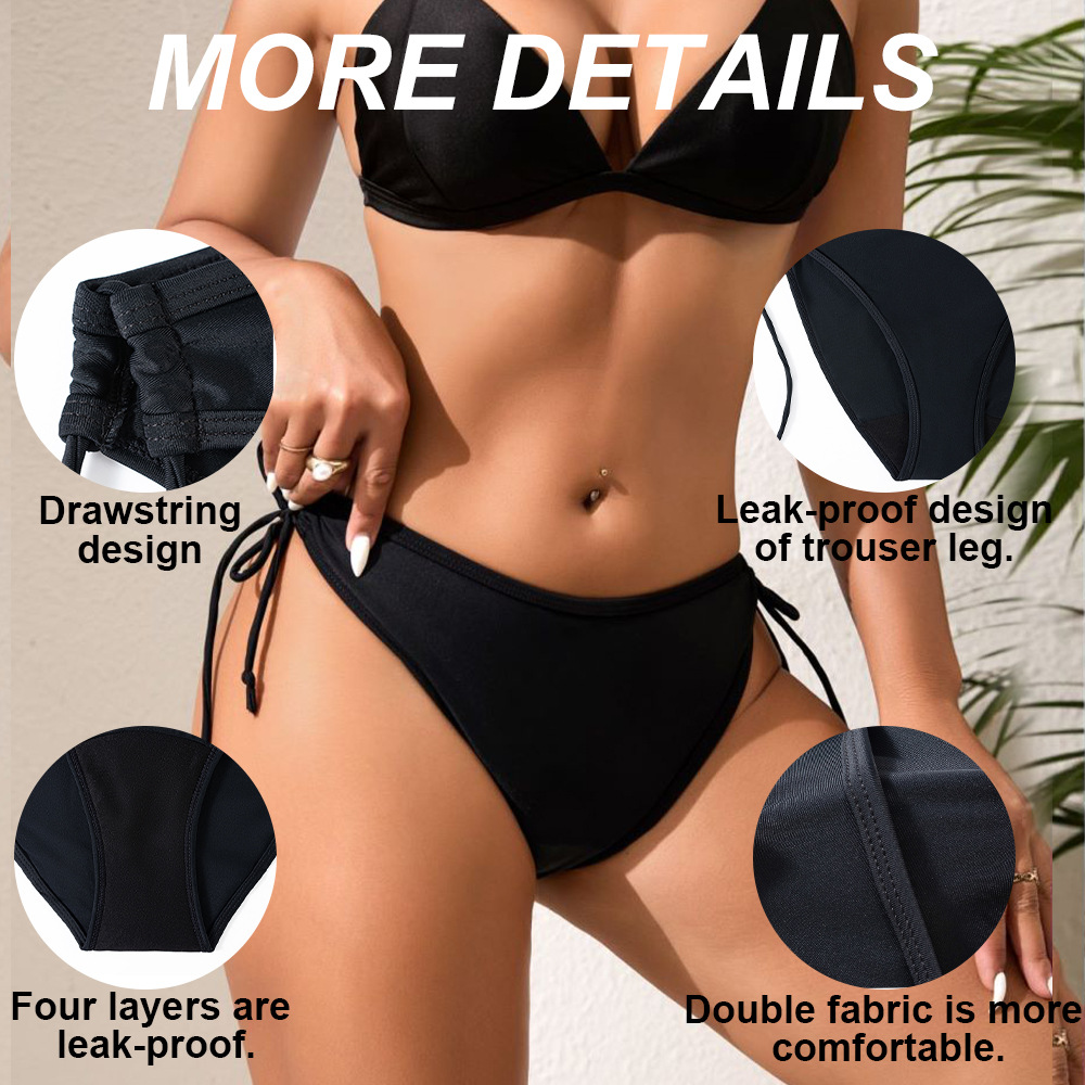 4-Layer Leakproof Gusset for Confident Wear During Light-to-moderate Flow Days Custom Absorbency Available