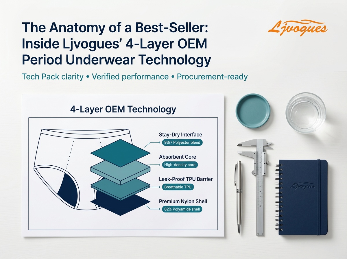The Anatomy of a Best-Seller: Inside Ljvogues’ 4-Layer OEM Period Underwear Technology