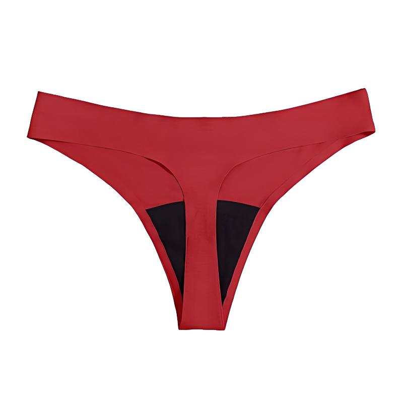 4-layer absorbent thong period panties
