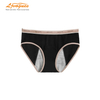 3-Layer Front & Rear Leakproof Period Panties | Mid-Rise Viscose Color-Trim Menstrual Briefs | 5 Colors S–2XL | OEM/ODM Wholesale