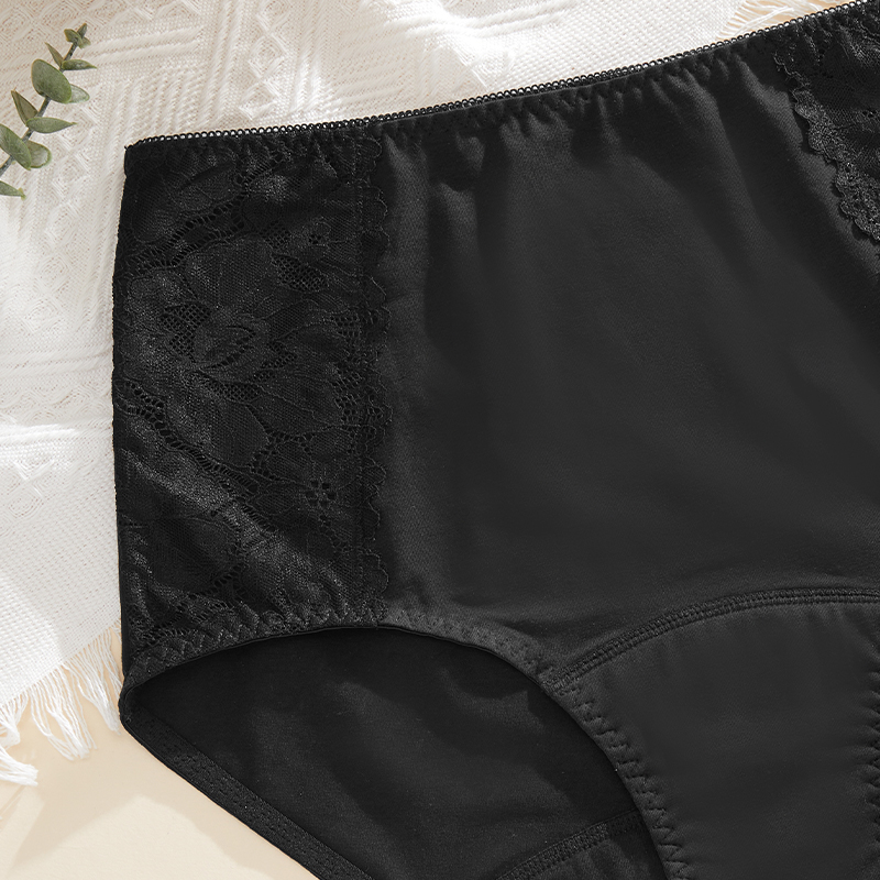 CR-25016 4-Layer Leak-Proof Period Underwear | Moderate Flow 18–24ml Wave-Bottom Absorbent Gusset | OEM/ODM Factory Wholesale