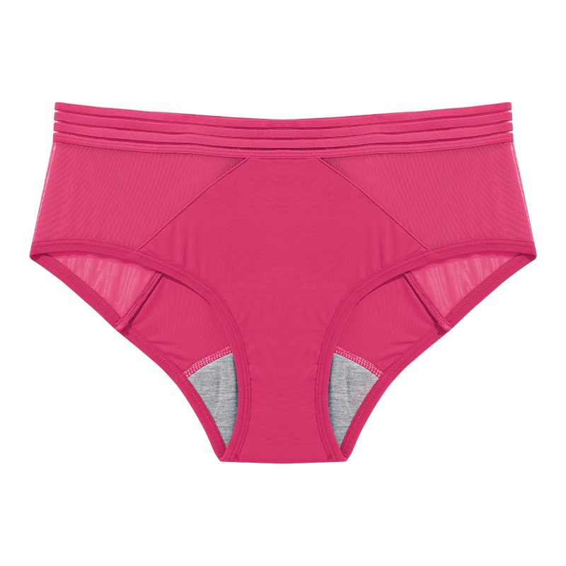 CR-25024 Water-Reveal 4-Layer Leak-Proof Period Underwear | Light Flow 13–18ml Breathable Cut-and-Sew Panties | OEM/ODM Wholesale