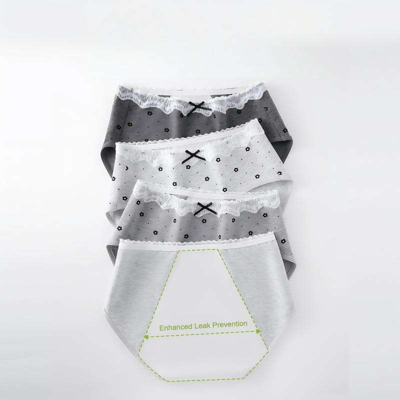 A-Class Antibacterial Mid-Waist Period Panties Premium Grade Fabric