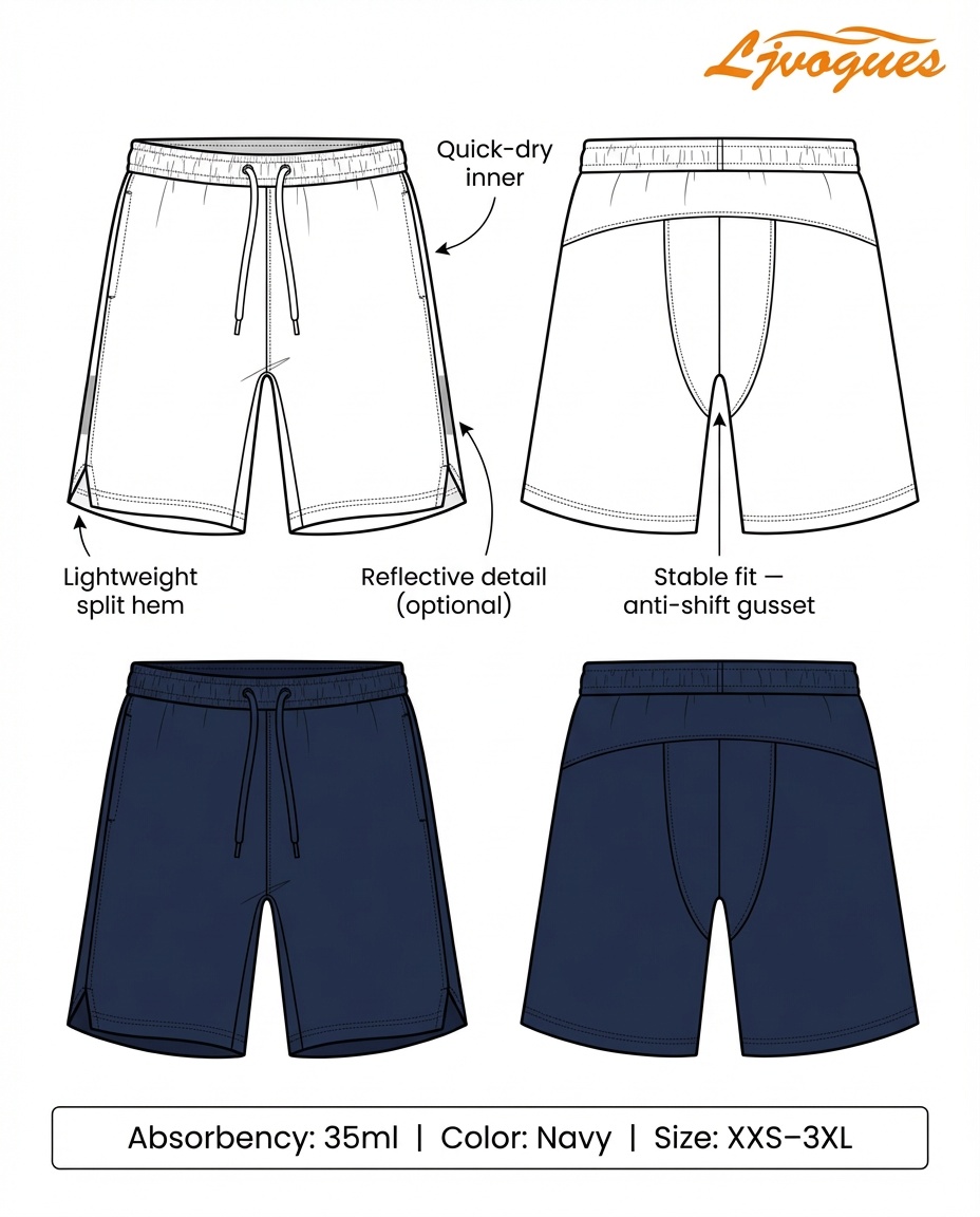  Integrated Gusset Hiking/Climbing Shorts 25ml | Utility Pockets Quick‑Dry | OEM Activewear