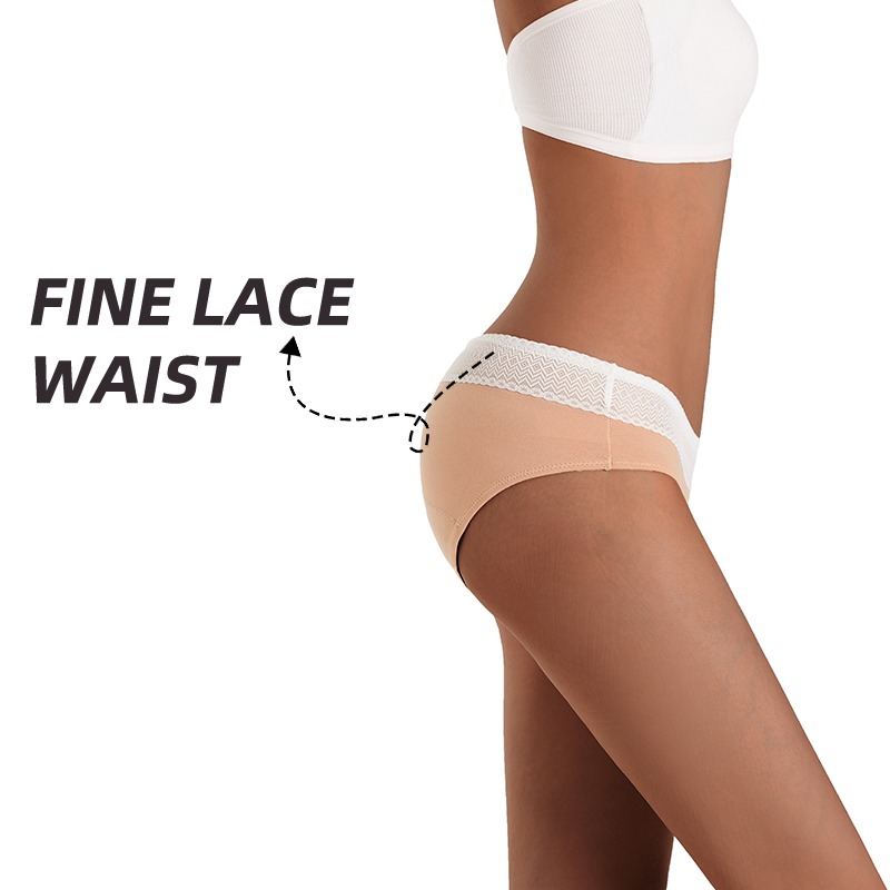 Model SH-QS01 High-Cut Printed Leak-Proof Briefs