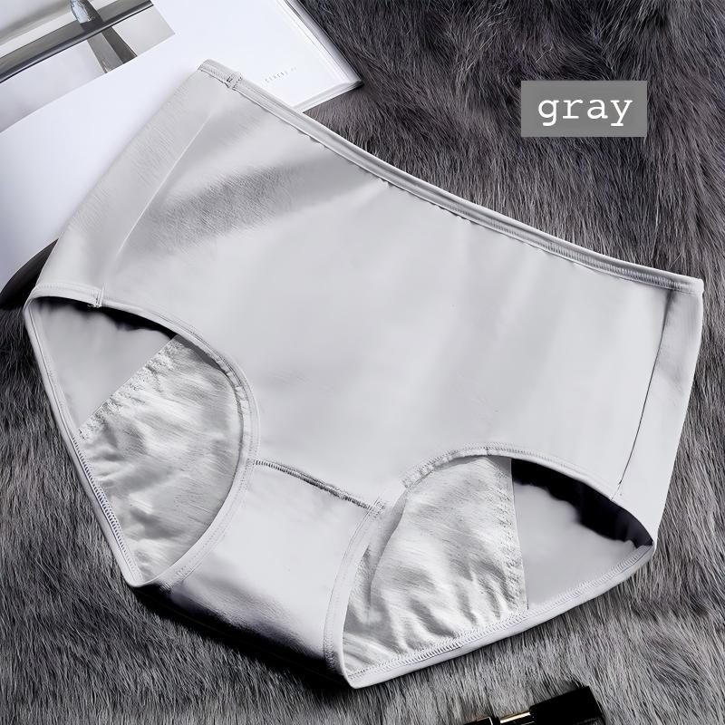 Pure Cotton Mid-Waist Period Panties Breathable Anti-Leak Everyday