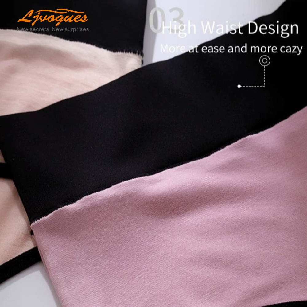 Viscose High-Waisted Period Panties with Contrast Elastic Waistband | 3-Layer Extended Coverage | 6 Colors | OEM Wholesale