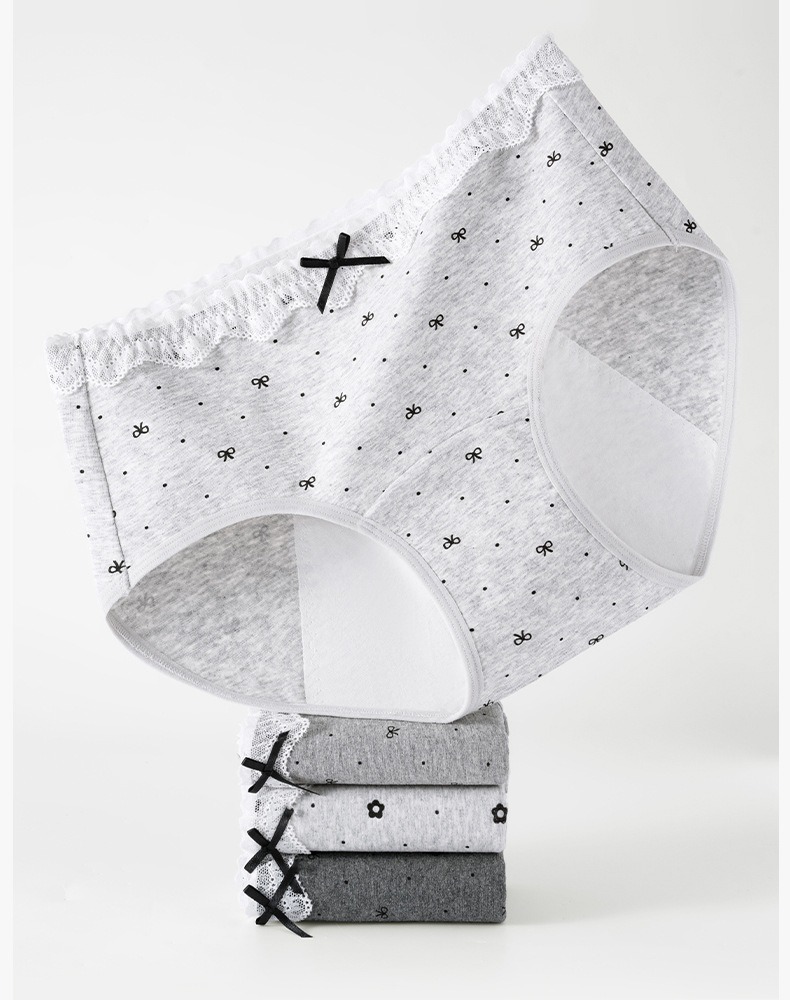 A-Class Antibacterial Mid-Waist Period Underwear