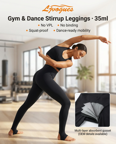 Wholesale Absorbent Stirrup Leggings 