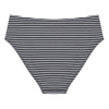 Striped Period Panties Mid Rise | Black & White Print Period Underwear OEM | Custom Design Manufacturer