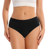 Bamboo Period Underwear Bikini | OEM Leakproof Menstrual Panties — 4-Layer PUL Gusset, PFAS-Free, 3–5 Tampon Absorbency, S–2XL, Wholesale & Private Label