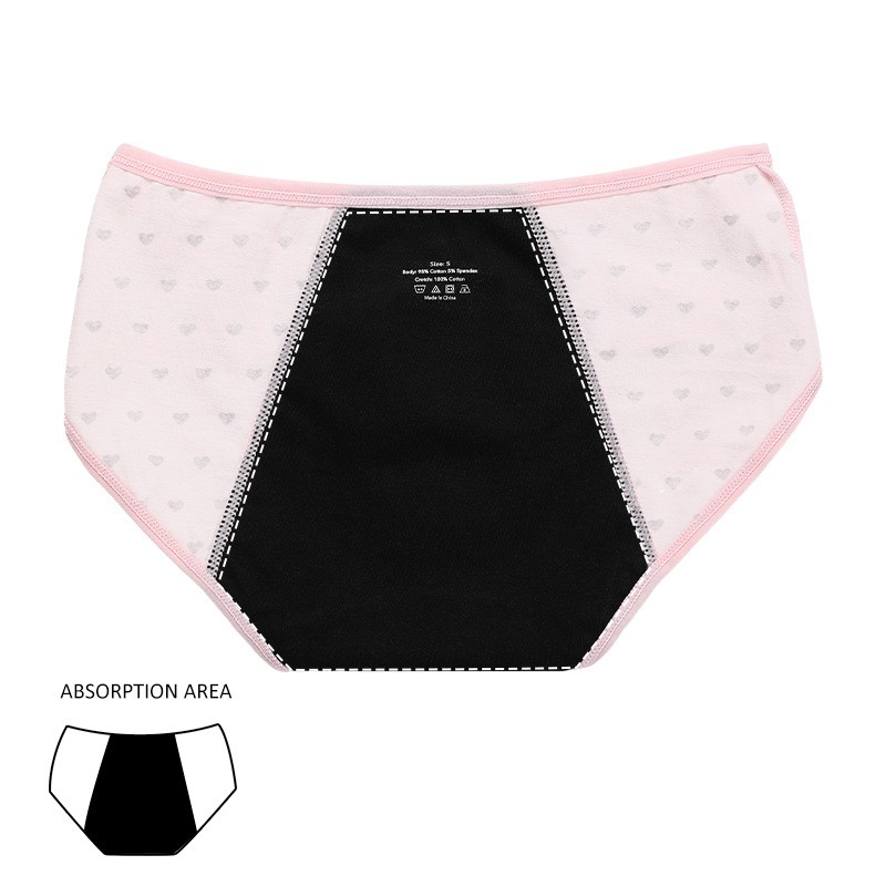 A-Class Student Period Panties Pure Cotton Leak-Proof for School