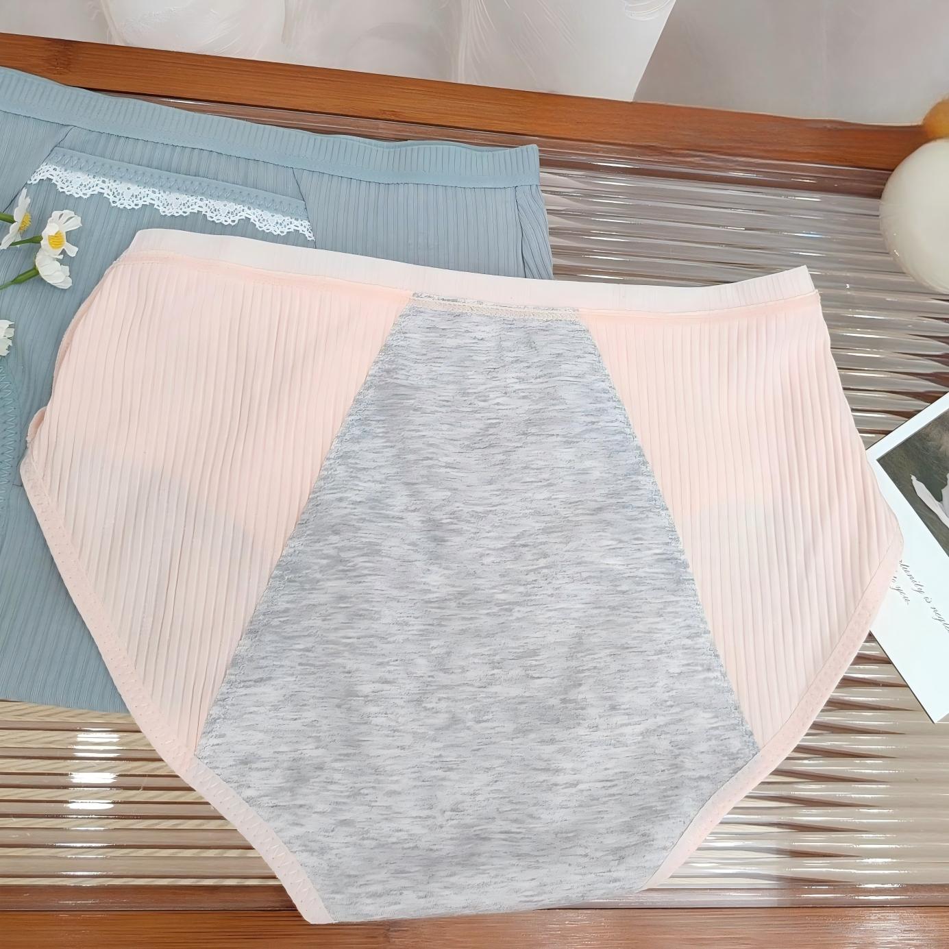 3-Layer Ruffle Leak-Proof Period Panties Pocket Design Easy Clean