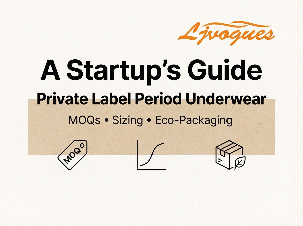 A Startup’s Guide to Private Label Period Underwear: MOQs, Sizing, and Eco-Packaging