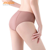 Wholesale Breathable Mesh Period Briefs | Mid-Rise Bamboo 4-Layer Plus Size OEM