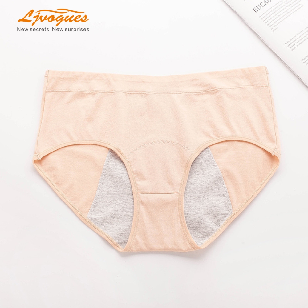 3-Layer Leakproof Period Panties | Mid-Rise Cotton Anti-Bacterial Menstrual Briefs | 8 Colors S–XL | OEM/ODM Wholesale