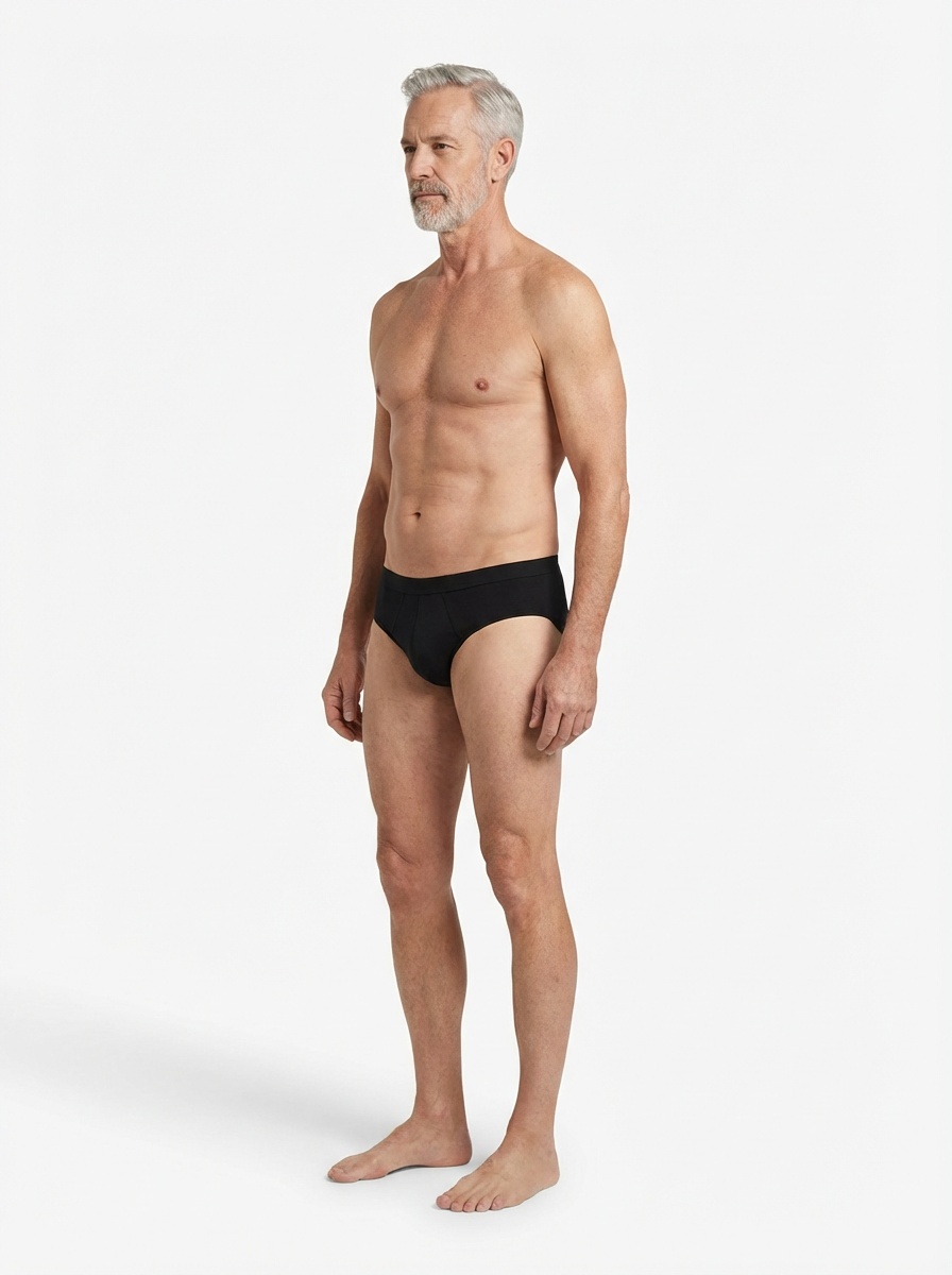 Absorbency Is Rated at 100–150ml. The Boxer Brief Silhouette Offers Secure Men Incontinence Briefs
