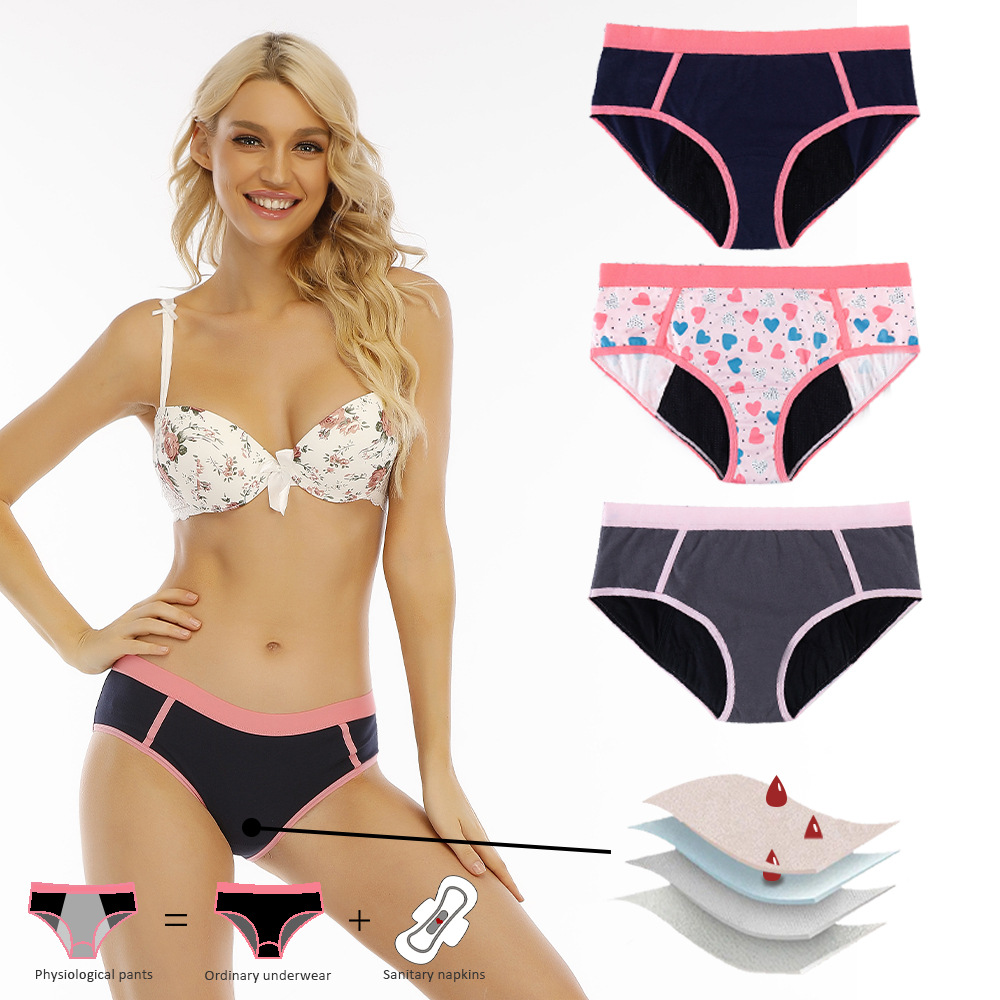 Teen Girls 4-Layer Leakproof Period Underwear (Reusable, Breathable, Pad-Free) | Spot Wholesale Supply