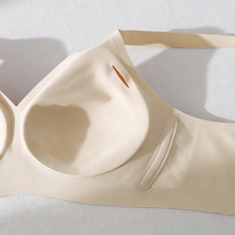 BX1668 Women's Wire-Free Seamless Bralette | Breathable Stretchy Second-Skin Bra | Jelly Gel Support | OEM/ODM Wholesale