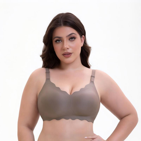 Groothandel grote maten naadloze jelly gel push-up bh | Model3388