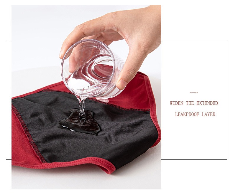 Heavy Flow Low Waist Period Panties Maximum Absorption Leak-Proof