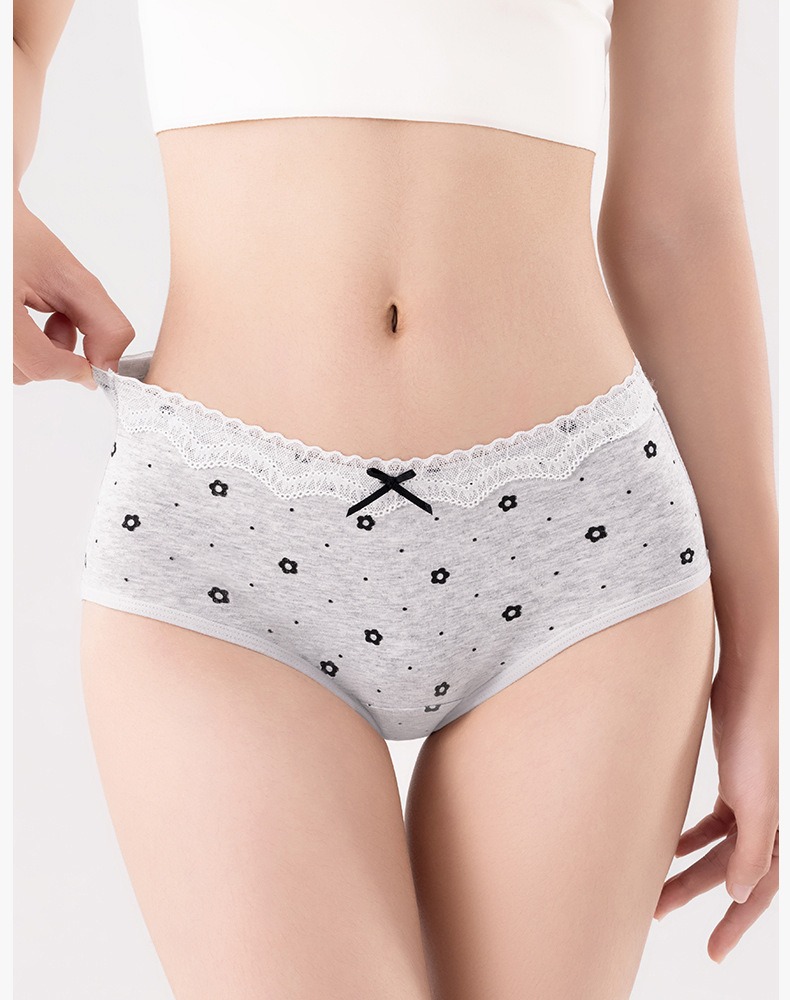 A-Class Antibacterial Mid-Waist Period Underwear