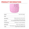 OEM Reusable Adult Cloth Diaper Cover | PUL Waterproof + Ice Silk Inner | Adjustable Snap Waist | Use With Removable Insert Pad
