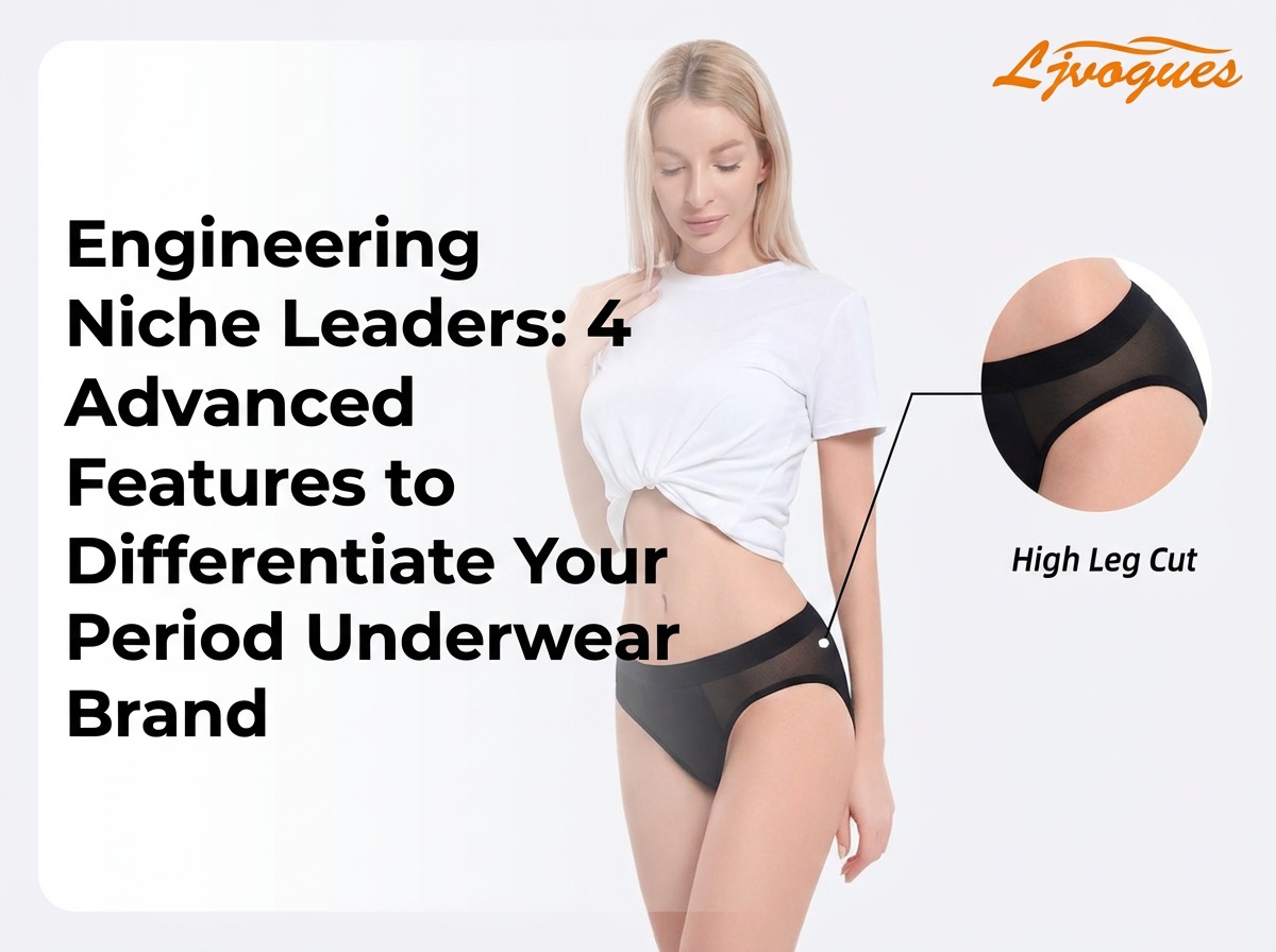 Engineering Niche Leaders: 4 Advanced Features to Differentiate Your Period Underwear Brand