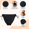 Wholesale Side Tie Period Swim Bottoms | Leakproof Swimwear OEM