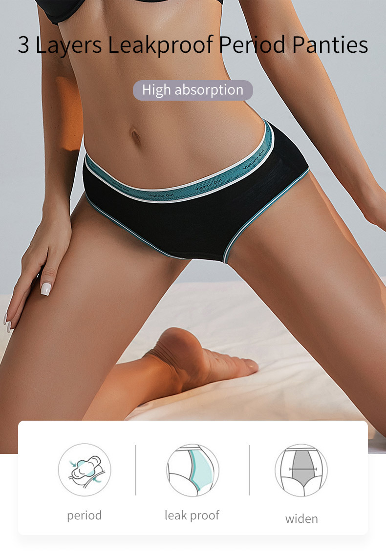 3-Layer Front & Rear Leakproof Period Panties