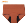 High-Waisted 3-Layer Period Briefs | Regenerated Cellulose Fiber Gusset | 8 Colors XS–5XL | OEM Wholesale