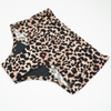 Leopard Print Period Panties | Mid-Rise Heavy Flow 4-Layer OEM | Custom Design Period Underwear Manufacturer